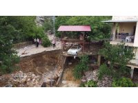 Adana’da afetin büyüklüğü havadan görüntülendi