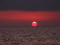 Hatay’da gün batımı görenleri hayran bıraktı