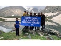 Büyükşehir Belediyesi personelinden doğa ve iklim için farkındalık tırmanışı