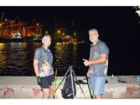 Babalar ve çocuklar birlikte yarıştı