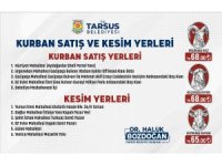 Tarsus’ta kurbanlık fiyatları ile satış ve kesim yerleri belirlendi