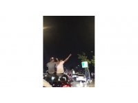 Antalya’da sunroof eğlencesi cezasız kalmadı