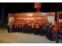 Marmaris yangın ekipleri sevinçle karşılandı