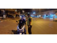 Antalya’da trafik denetiminde 77 sürücüye ceza