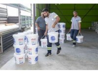 Seyhan boya üretiyor okullar renkleniyor