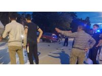 Otomobille çarpışan motosikletin sürücüsü hayatını kaybetti