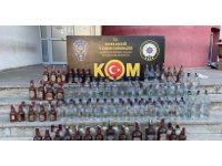 Adana’da 319 şişe sahte içki ele geçirildi