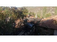 Burdur’da çıkan yangında ev kullanılmaz hale geldi, 1 ev ağır hasar aldı