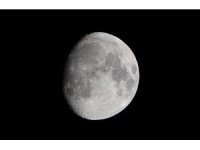 Geceyi aydınlatan şişkin ay görsel şölen sundu