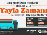 Büyükşehir’den Varsak Yaylasına otobüs seferi