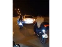 Motosiklet sürücülerinden örnek davranış