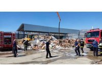 Kahramanmaraş’ta kağıt tesisinde yangın