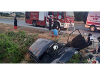 Antalya’da otomobil şarampole yuvarlandı: 5 yaralı