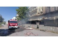 Antalya’da korkutan depo yangını