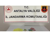 Alanya’da 163 adet uyuşturucu hap ele geçirildi