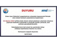 Mersin’de ikaz alarm ve siren testleri yapılacak