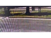 Ticari taksinin yayaya çarptığı kaza anı ortaya çıktı