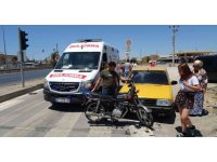 Otomobilin kendine doğru geldiğini gördü motosikletten inip kaçarak yaralanmaktan kurtuldu