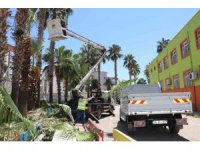 Toroslar’da okulların çevre düzenlemesi yapılıyor