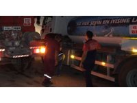 Burdur yangınında ekiplerin gece mesaisi