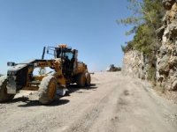 Alanya Bayırkozağacı yolu asfalta hazırlanıyor