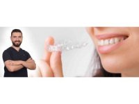 Şeffaf plakla dişler simetrik bir görüntüye kavuşuyor