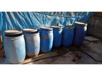 Adana’da bin 500 litre sahte içki ele geçirildi