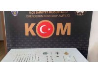 İskenderun’da 145 adet tarihi eser ele geçirildi