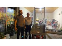 Biber çekme makinesi çalan zanlı tutuklandı
