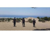 Kumlarının çalınmasıyla gündeme gelen Patara’da jandarma kuş uçurtmuyor
