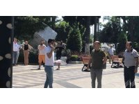 SGK önünde silahı başına dayadı, korku dolu anlar yaşattı