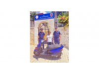 Çalınan motosiklet jandarmanın dikkatiyle bulundu