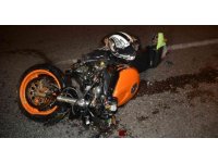 Antalya’da otomobile arkadan çarpan motosiklet sürücüsü yaralandı