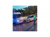 Osmaniye’de minibüs ile otomobil çarpıştı: 9 yaralı