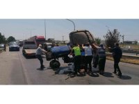 Traktörle otomobil çarpıştı: 4 yaralı