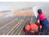 Kadirli’de çıkan anız yangını söndürüldü