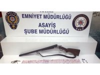 Hatay’da pompalı tüfekle hırsızlık yapan şüpheli yakalandı