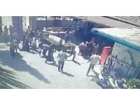 Mezarlıkta 6 kişinin yaralandığı kavganın görüntüleri ortaya çıktı