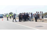 Traktöre çarpan motosiklet sürücüsü hayatını kaybetti