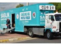 Kepez’in mobil kanser tarama TIR’ı Korkuteli’nde