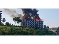 Alanya’da korkutan otel yangını