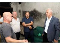 Başkan Gültak’tan evi yanan aileye destek