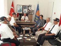 Kaymakam Topsakaloğlu gazilerle bir araya geldi