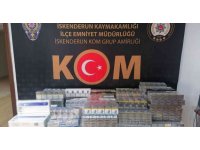 Hatay’da makaron ve sigara kaçakçılığı operasyonu