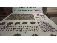 Antalya’da jandarma 3 bin 331 parça tarihi eser ele geçirdi