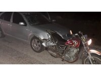 Osmaniye’de otomobil motosiklete çarptı: 2 yaralı