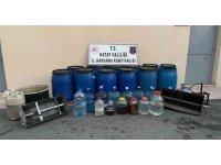 Hatay’da bin 750 litre sahte içki ele geçirildi