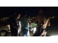 Huzur güven uygulamasında alkollü sürücü ile polis sabır sınavı verdi