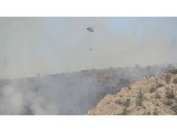 Mersin’deki orman yangınında soğutma çalışmaları sürüyor