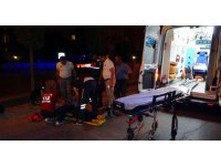 Antalya’da devrilerek sürüklenen motosikletin sürücüsü yaralandı